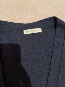 See by Chloe navy ladies cardigan