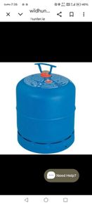 blue small bottle gas