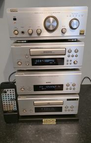 Audiophile Set Denon Gold Hi-class Exelent Tape Cd Radio Amp Remote User Manual