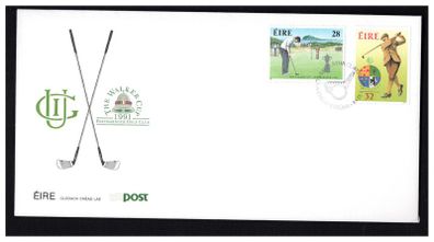 1991 Ireland Golf Commemorations Stamps An Post First Day Cover (FDC)