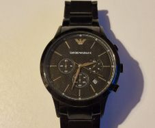Emporio Armani Men's AR2485 Black Stainless Steel Watch - Used/Bracelet Worn