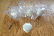 Cream Ceramic Knobs x 4 for Sale