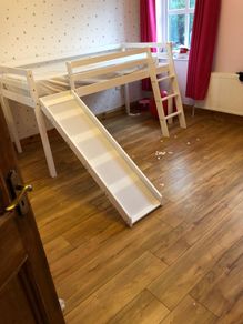 Bunk bed with slide