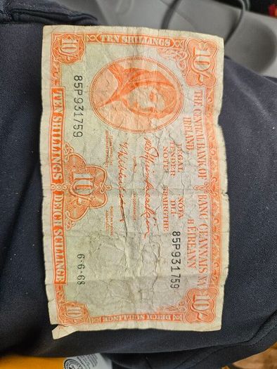 Lady Lavery 10 shilling note