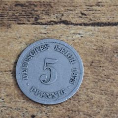 German Empire, Germany, 5 Pfennig 1875 B - free standard postage