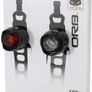 Orb Rechargeable F/R Bicycle Light Set - Polished Black Image 6
