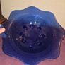 Vintage Cobalt Blue Fruit Bowl Image 5