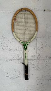 Vintage Green Eagle Cadet Wooden Tennis Racquet - Decorative/Prop
