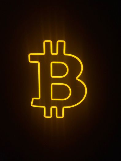 Bitcoin led sign