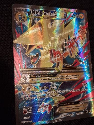 Pokemon Card : Mega Manectric Ex 24a