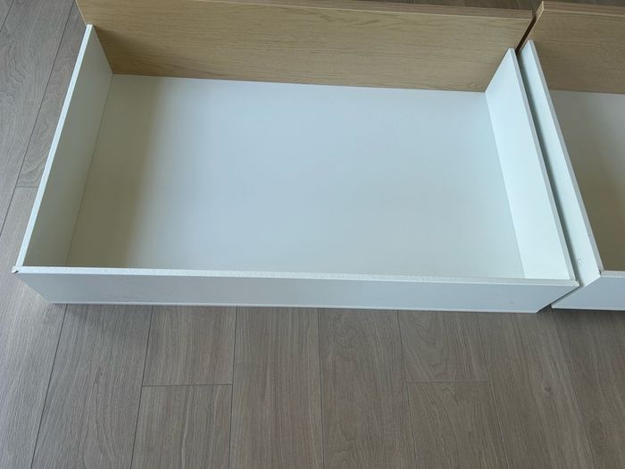 Ikea malm bed storage x2