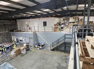 Mezzanine (Designed, Built & Installed)