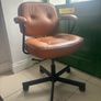 ALEFJALL Golden Brown Office Chair Image 2