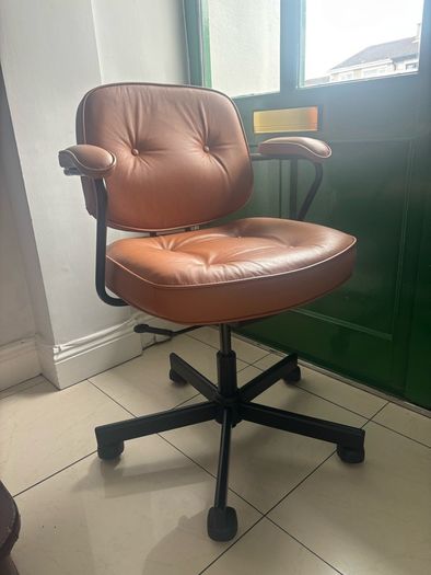 ALEFJALL Golden Brown Office Chair