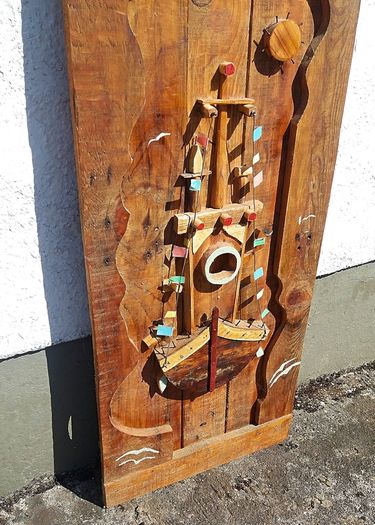 Rustic Old Boat Wood Art / Display