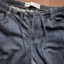 Bershka Loose fit Jeans in Navy size 8 Image 7