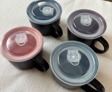 Brand New Mug Bowls With Lids