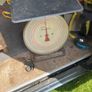 Old post office weighing scales Image 3