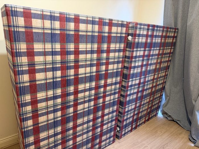 bed with matress