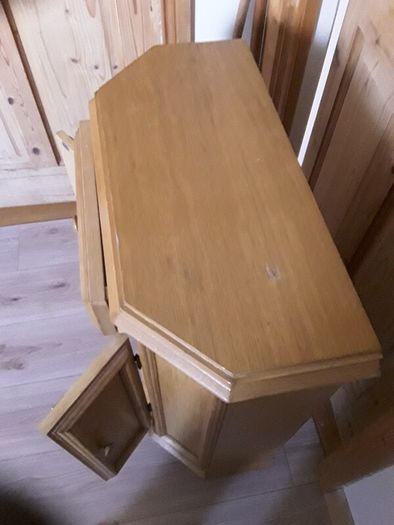 wooden unit