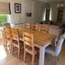 Dining room table and 8 chairs Image 8