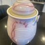 Beautiful very  Tall  12 inch Ceramic lidded pot Image 4