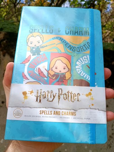Harry Potter Spells and Charms Ruled Journal Notebook with Pocket J. K. Rowling