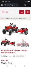 Ride on massey furguson