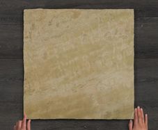 Mint Sandstone Hand-Cut Calibrated Paving Slab 60x60x2.2cm