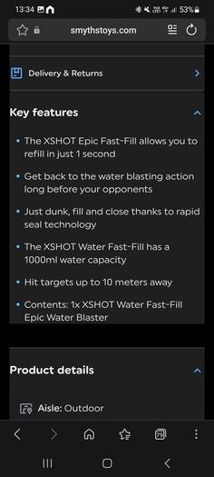 Xshot water gun