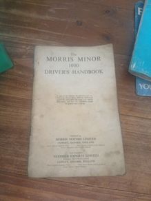 Morris Minor 1000 drivers handbook