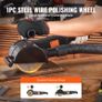Burnishing Polishing Machine, 1300W 6 Variable Speed Surface Conditioning Tool, Handheld Electric Metal Burnishing Machine with Steel Wire Burnishing Wheel for Stainless Steel, Metal Image 5