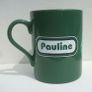 FAI EIRCOM (Football Association of Ireland) - personalised mug with name PAULINE (early 2000's). Pristine unused condition. Image 2