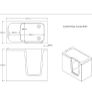 BathSHack Bathe Easy Comfort Easy Access Deep Bath & Panels - Right Hand Image 2
