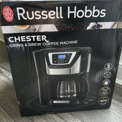 Russell Hobbs grind and brew coffee machine
