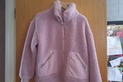 pink sherpa levis jacket