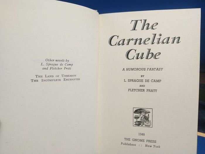 The Carnelian Cube, first edition