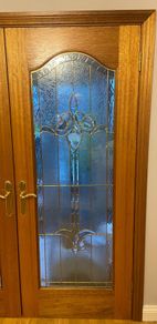 Mahogany doors