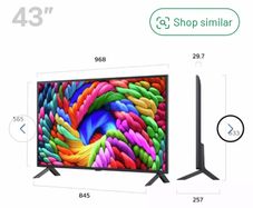 LG 43 Inch NanoCell TV (bought 6 weeks)
