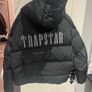 Trapstar Black 2022 Decoded Hooded Puffer Jacket Image 2