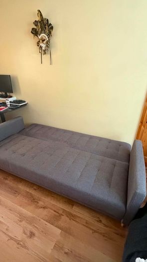FALSLEV sofa bed grey