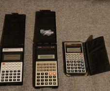 Vintage scientific calculators