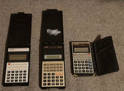Vintage scientific calculators