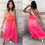 Asymmetrical ombre maxi dress Image 2