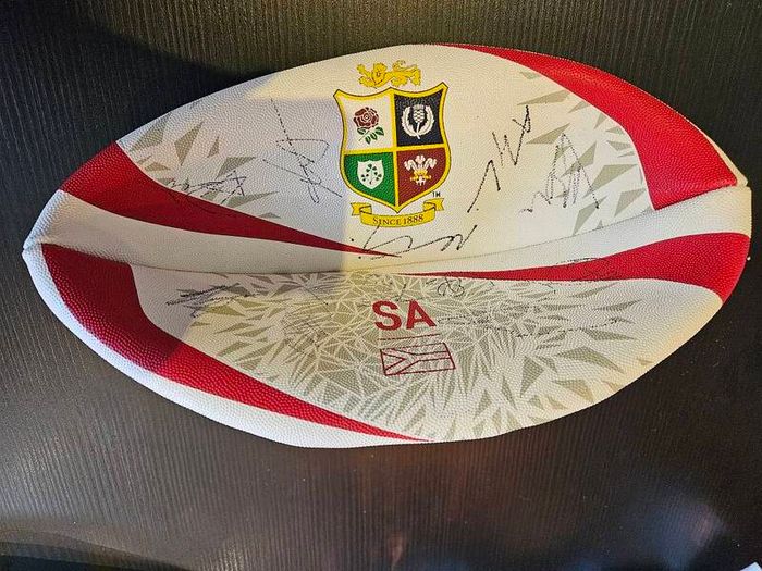 Lions rubgy ball  certified