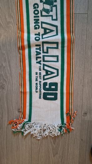 Vintage Ireland Italia 90's Jack Charlton Scarf