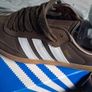 Addidas samba brown and white trainers brand new Image 7