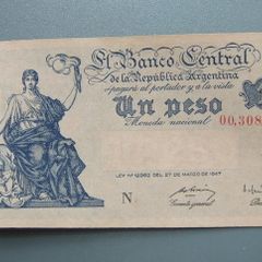 1947 Argentina One Peso