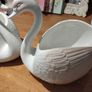 A Pair Of Vintage Ceramic Swans Image 10