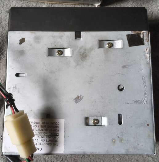 vintage boxed under the dashboard tape player